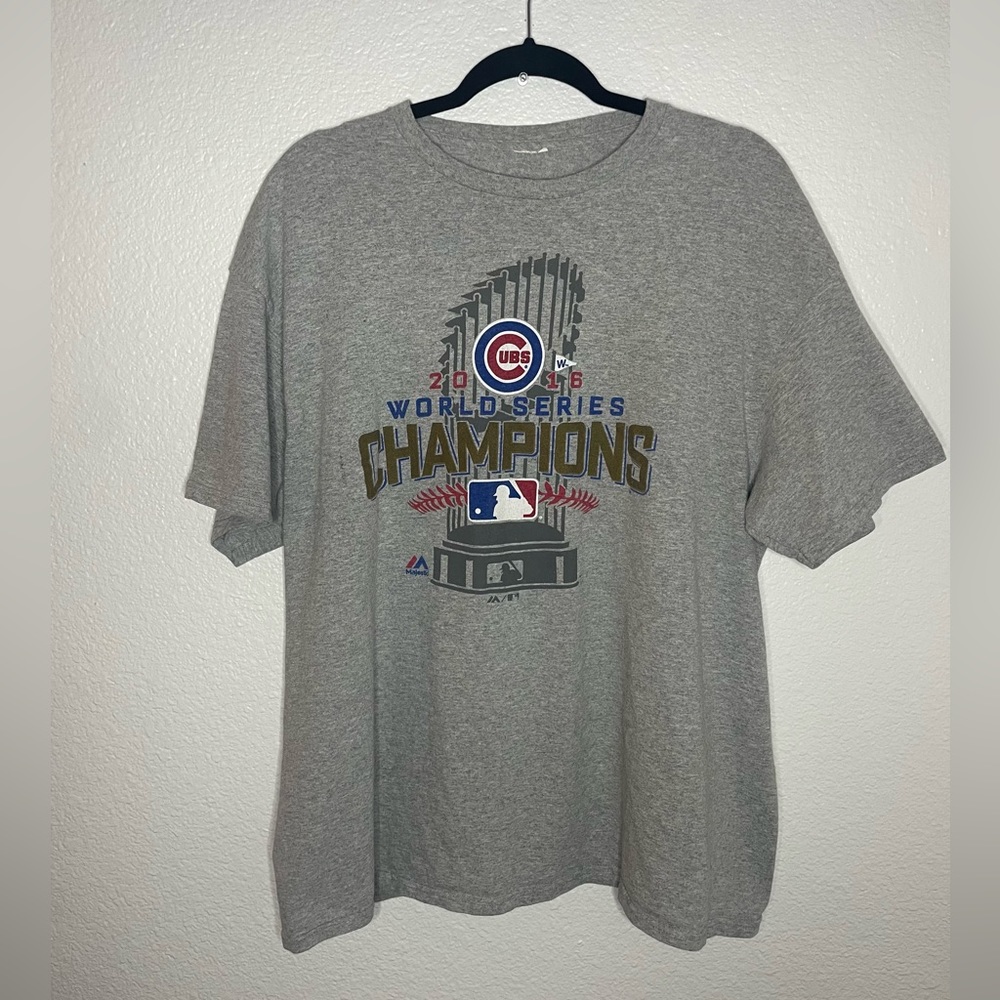 2016 Chicago Cubs World Series Championship T Shirt Size XL